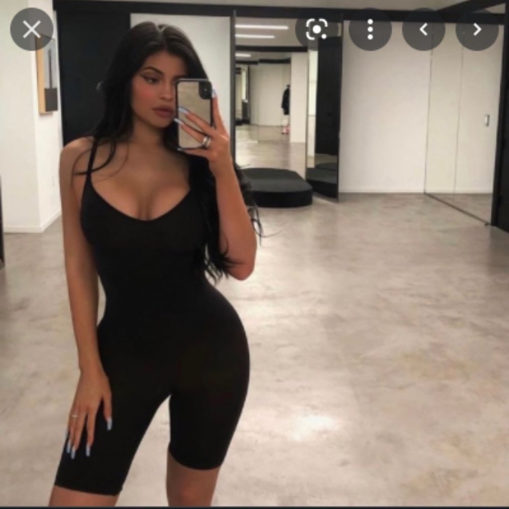 SKIMS Black Bodysuit